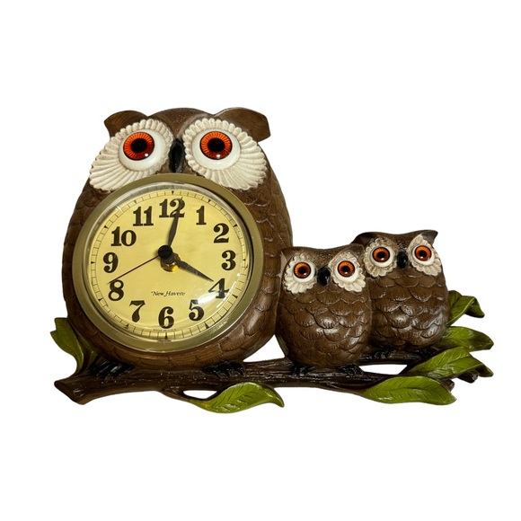 Other - Vintage 1970’s Owl Clock
